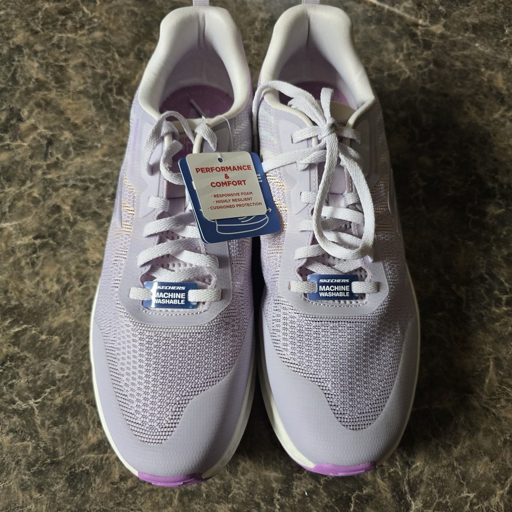 Purpl Skechers Shoes Go Run Women Size 11 Sport Air Cool Goga Mat Comfort 128631 - Picture 4 of 6